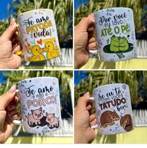 Pack Artes para Canecas Dia dos Namorados 2023 #01