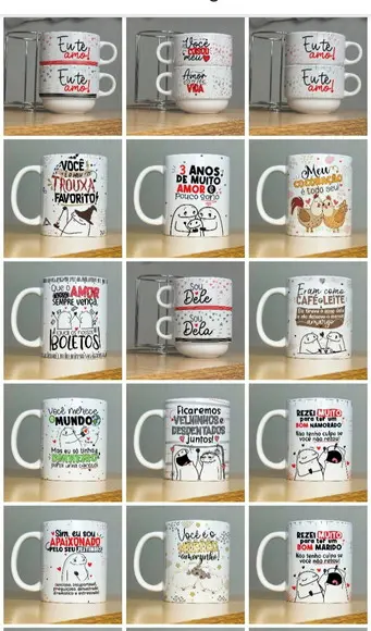 Pack Artes para Canecas Dia dos Namorados 2023 #03