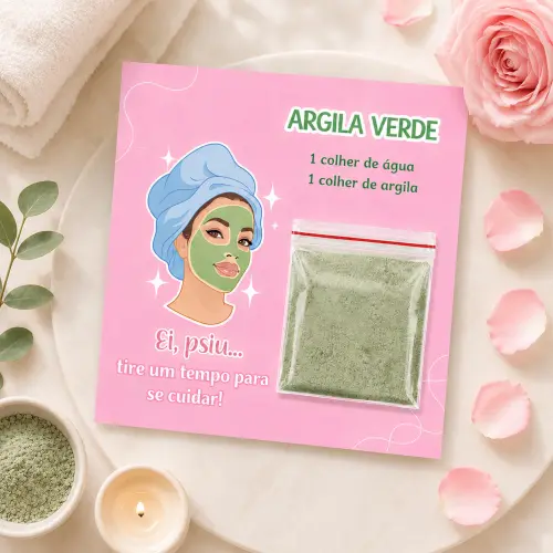 30 cards para argila Skincare mimos clientes amigos OBS: não aco