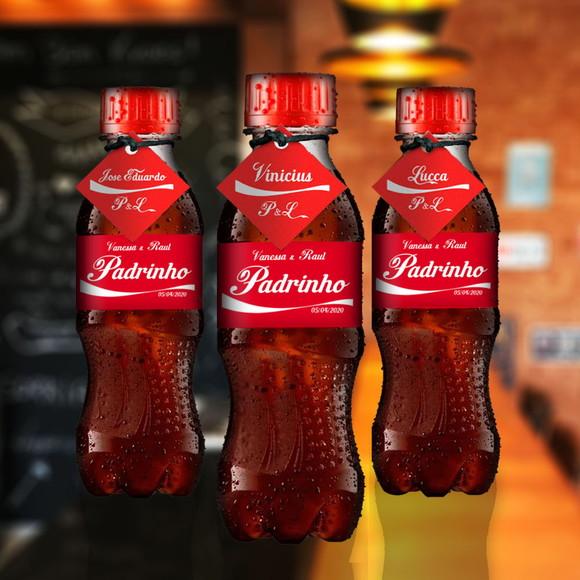 Adesivo 200ml Caçulinha Refrigerante Personalizado Rótulo