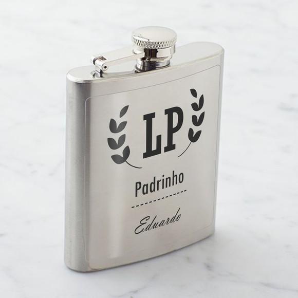 Adesivo 220 230ml Cantil Whisky Padrinho Transparente