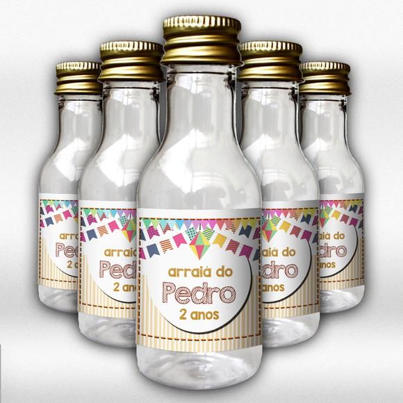Adesivo 50 ml ARRAIÁ Garrafinhas Lembrança