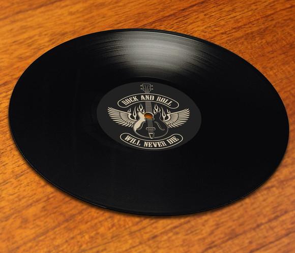Adesivo Bandas de Rock p/ Discos 12 de Vinil Festa 60 70 80