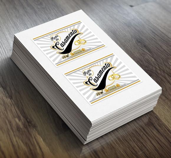 Adesivo Refri do Casamento - Rótulos 355ml