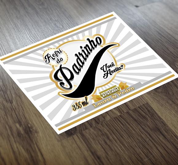 Adesivo Refri do Padrinho - Rótulos 355ml