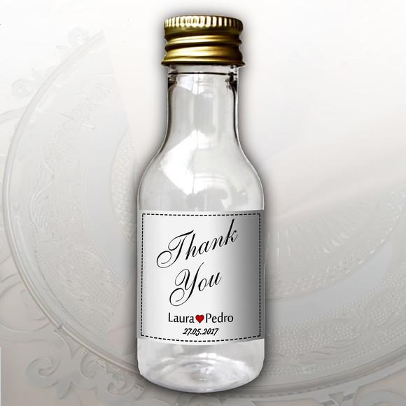 Adesivo Thank You - para Garrafinhas 50ml