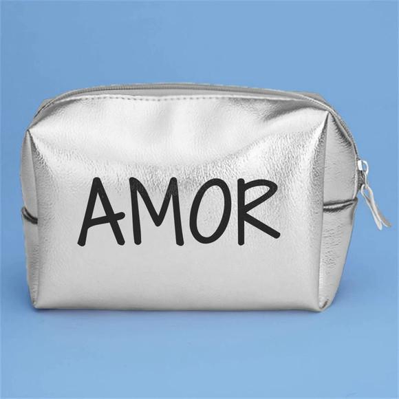 Mockup Editável Necessaire Metalizada criação de anúncios