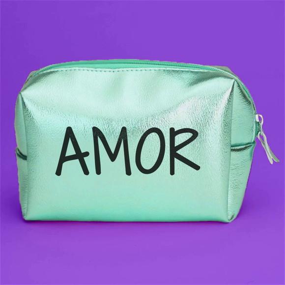 Mockup Editável Necessaire Metalizada criação de anúncios