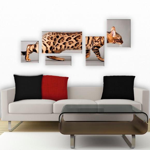Mockup Quadro Mosaico Editável Para Criação Anuncio
