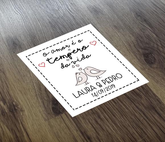Personalizado - 200 un (100un Apimentar + 100 un Tempero)