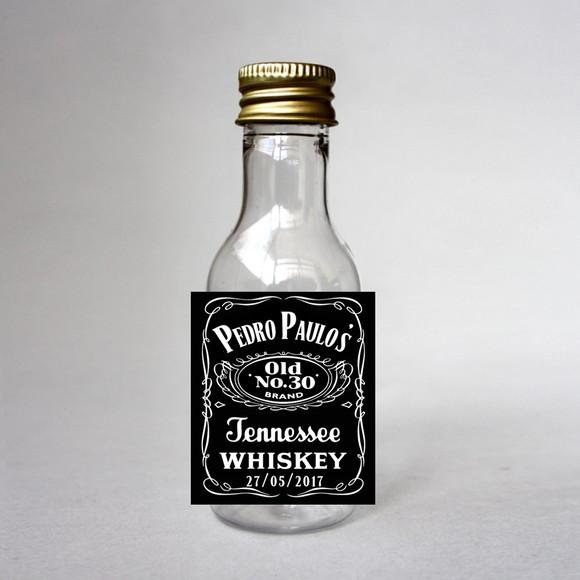 Rótulo p/ 50ml Whiskey Casamento Padrinho ou Boteco Adesivo
