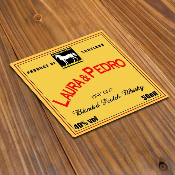 Rótulo p/ 50ml Whisky Casamento Padrinho ou Boteco Adesivo