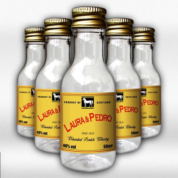 Rótulo p/ 50ml Whisky Casamento Padrinho ou Boteco Adesivo