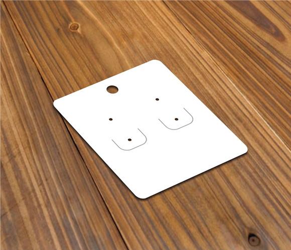 Tag Kraft Para Brincos Sem Personalização 6,5x5,5cm Sim