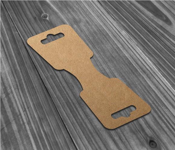 Tag Kraft para Colar sem Personalização 14x5cm Sim