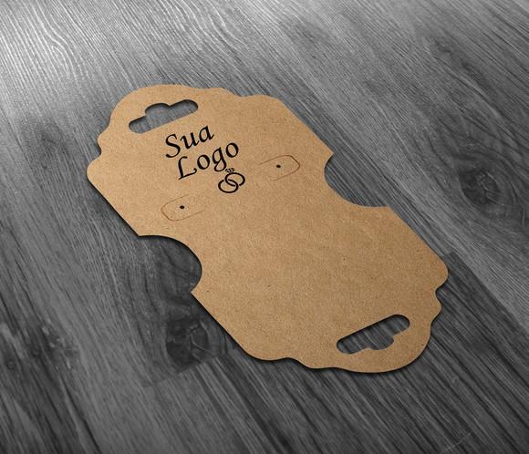Tag Para Brinco E Colar - Colocamos Seu Logo 12x6cm