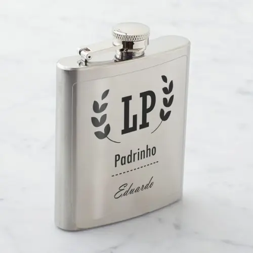 Adesivo 220 230ml Cantil Whisky Padrinho Transparente