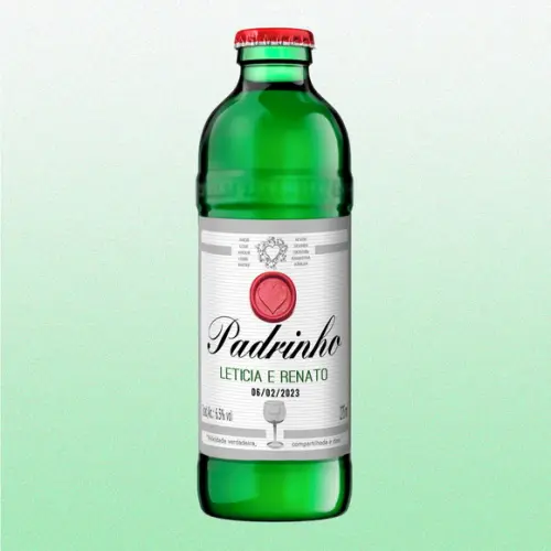 Adesivo 275ml Gin do Padrinho e Madrinha Rótulo