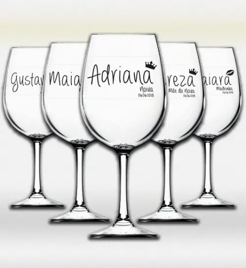 Adesivo 4x2,5cm Transparente Casamento a Prova D