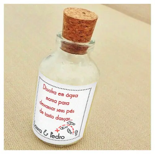 Adesivo 4X4 cm Sal Grosso para Garrafinhas 50ml