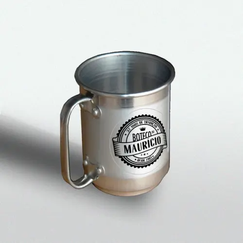 Adesivo 6x6cm Caneca 500ml Transparente Boteco Prova D'água