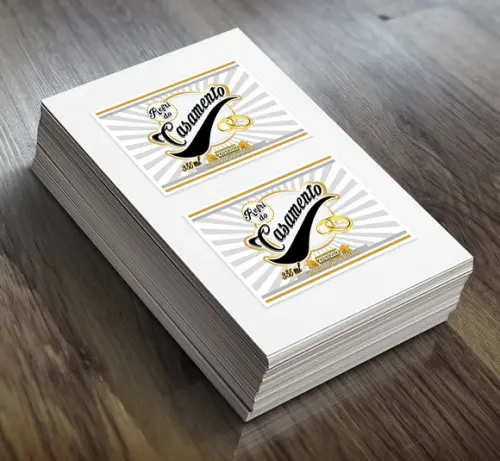 Adesivo Refri do Casamento - Rótulos 355ml