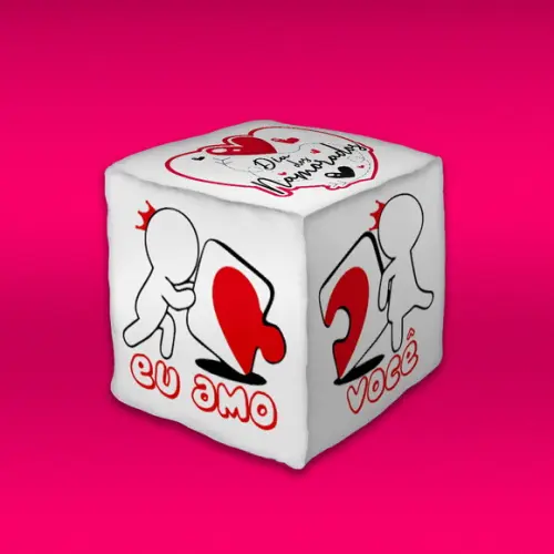 Mockup Almofada Cubo Editável Para Criação De Anuncios