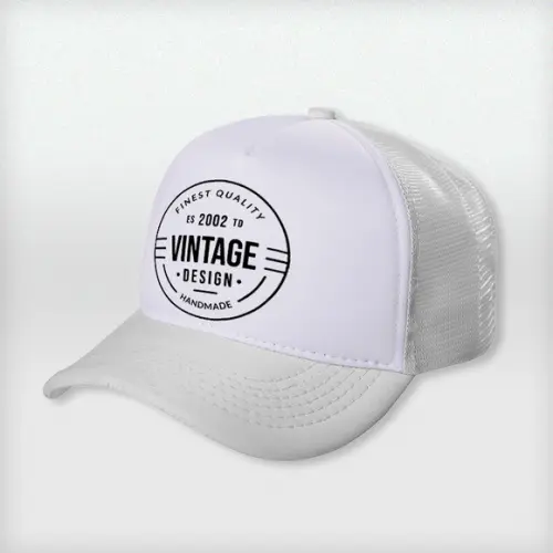 Mockup Boné Trucker Editável Para Criação De Anuncios