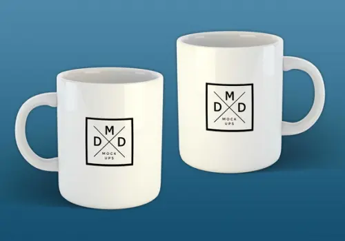 Mockup Caneca Frente e Verso Para Criação De Anuncios