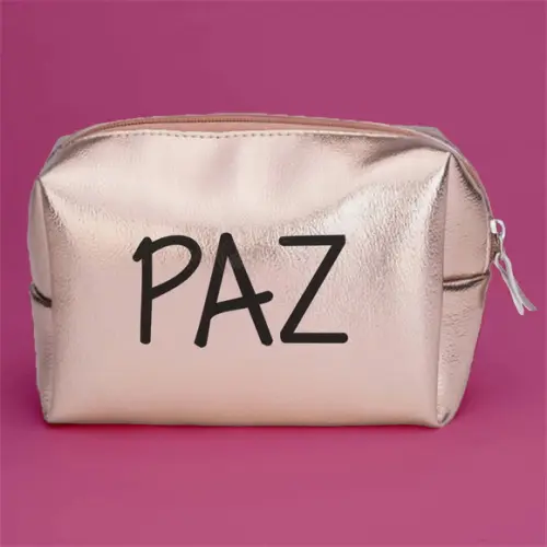 Mockup Editável Necessaire Metalizada criação de anúncios