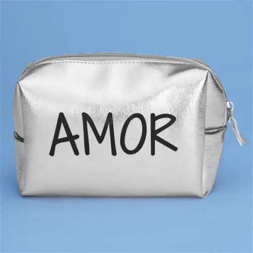 Mockup Editável Necessaire Metalizada criação de anúncios