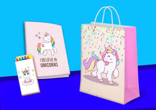 Mockup Livro De Colorir + Bolsa - Editável - Artes Digitais