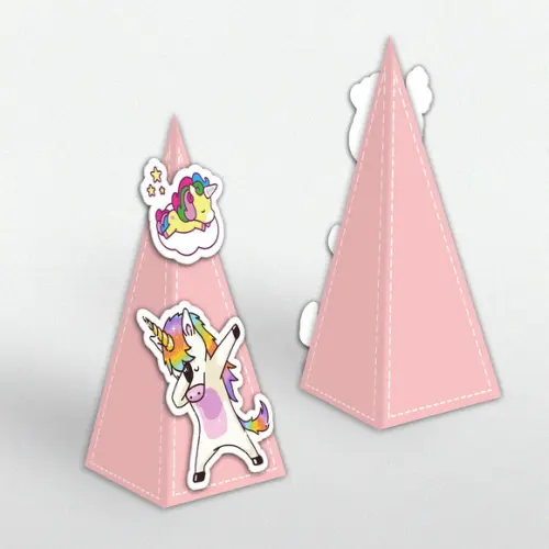 Mockup Piramide Caixa Editável Para Criação De Anuncios