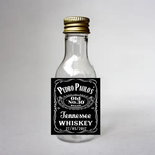 Rótulo p/ 50ml Whiskey Casamento Padrinho ou Boteco Adesivo