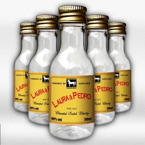 Rótulo p/ 50ml Whisky Casamento Padrinho ou Boteco Adesivo