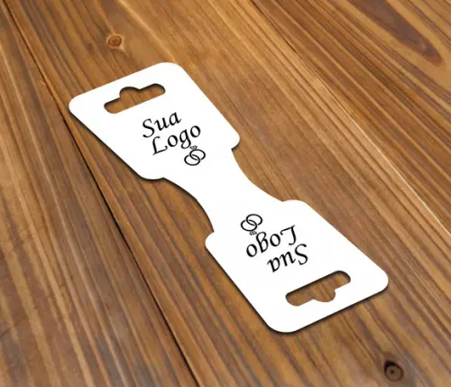 Tag Kraft Para Colar - Colocamos Seu Logo 15x5,5cm