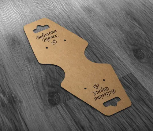Tag Para Brinco E Colar - Colocamos Seu Logo 13,X5,5cm