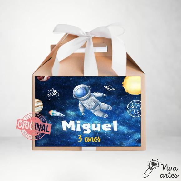 Caixa Maleta Digital Astronauta - Artes Lembrancinha