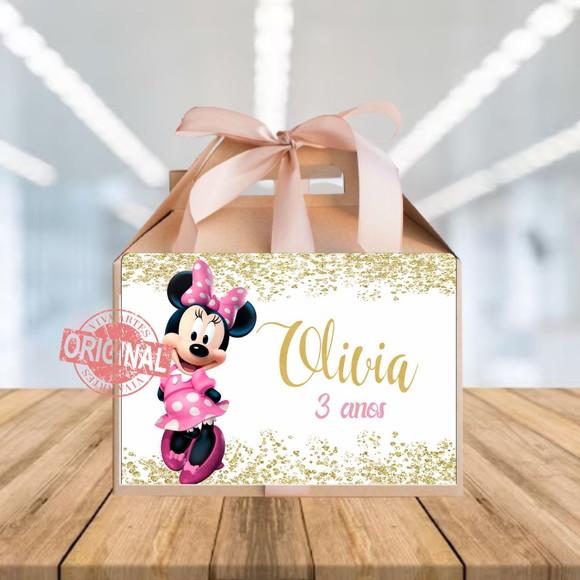 Caixa Maleta Digital Minnie - Artes Lembrancinha