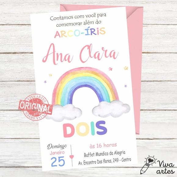 Convite Digital Arco-íris