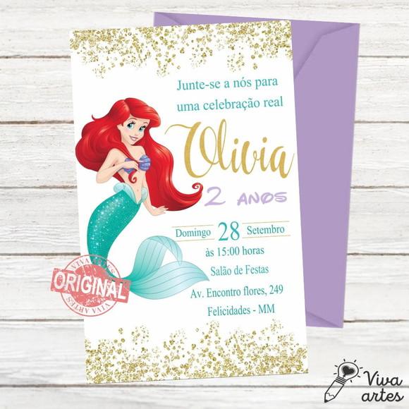 Convite Digital Ariel