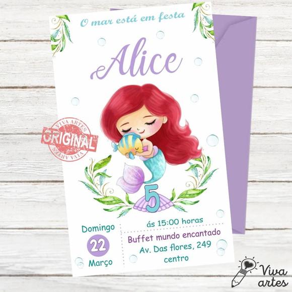 Convite Digital Ariel
