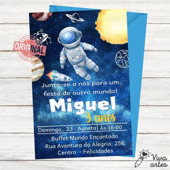 Convite Digital Astronauta