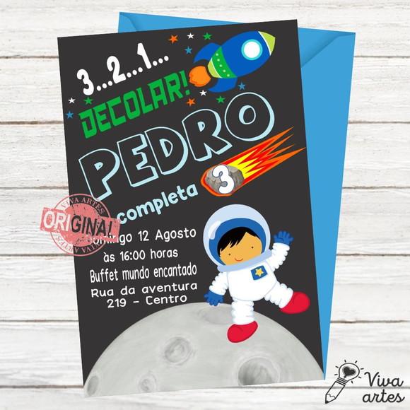 Convite Digital Astronauta