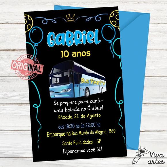 Convite Digital Balada no Bus