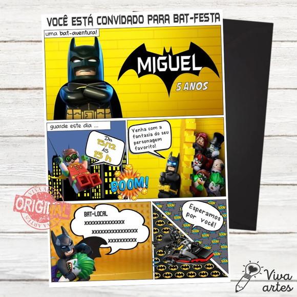 Convite Digital Batman