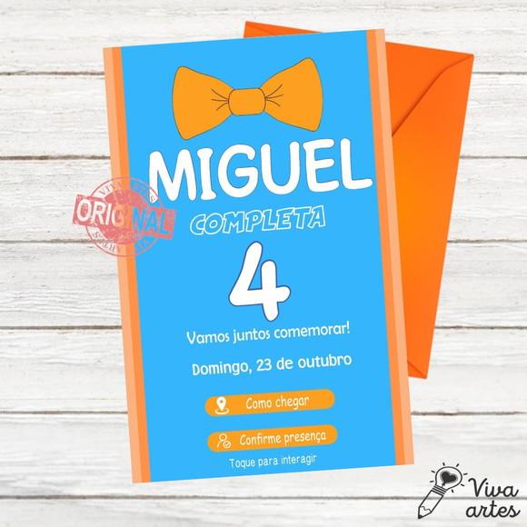 Convite Digital Blippi Interativo