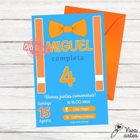 Convite Digital Blippi Interativo
