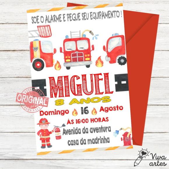 Convite Digital Bombeiros