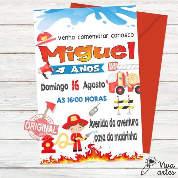 Convite Digital Bombeiros